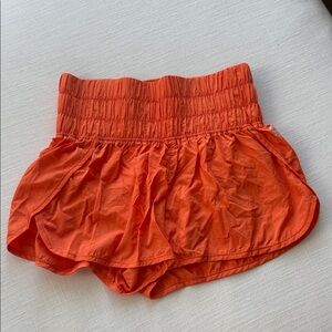 Free People Orange Women's Shorts